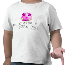 Wild Like a Poppin' Piggy Toddler Tee