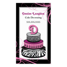 Wild 'N Creative Cake Business Card