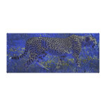 Wild Night-stalking Cheetah Hunting Wildlife Art Gallery Wrapped Canvas