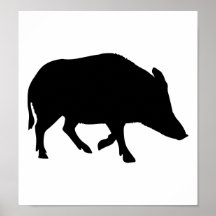 Wild pig - boar posters