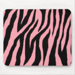 Wild Pink & Black Zebra Mouse Pads