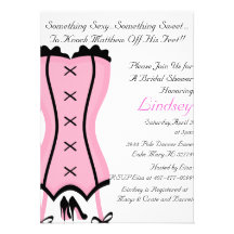 Wild & Sexy Bridal Shower Invitation