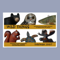 Wild Things exhibition poster posters