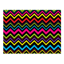 Wild Zig Zags Post Cards