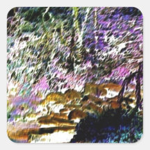Wilderness Mirage Square Sticker