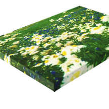 Wildflower Patch Wrapped Canvas Canvas Print