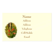 WILDFLOWERS BUSINESS CARD TEMPLATE