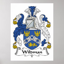 Wildman Family Crest Print