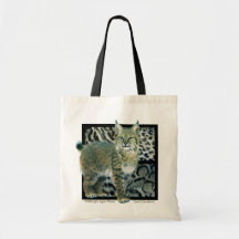 WildStyles - Lynx Power Designer Tote Canvas Bag