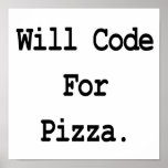 will code for pizza print