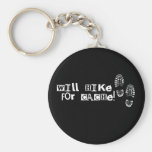 Will Hike For Cache! Key Chains