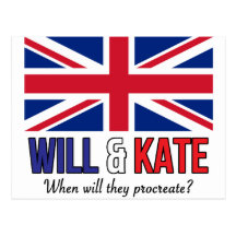 Will & Kate Post Cards