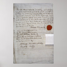 Will of Admiral Lord Nelson Print