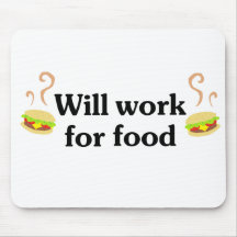 Will work for food mouse mats