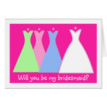 Will You Be My Bridesmaid?  Card