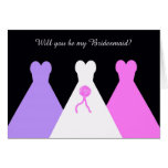 Will You Be My Bridesmaid Card -- Bridesmaid Poem
