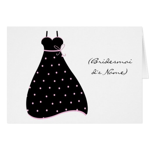 Will you be my bridesmaid Greeting Card