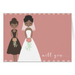 Will You Be My Bridesmaid Greeting Card 2
