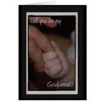 Will You Be My Godparent Card