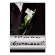 Will you be my Groomsman? Card