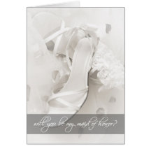 Will You Be My Maid of Honour? Greeting Card