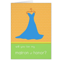 Will You Be My Matron of Honour? Card