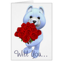 Will You Marry Me Card