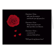Will You Marry Me? Card