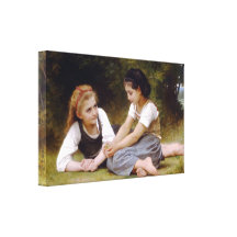 William-Adolphe Bouguereau - The Nut Gatherers Canvas Prints