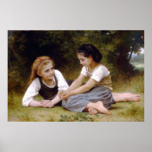 William-Adolphe Bouguereau-The Nut Gatherers lg Posters