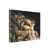 William Blake Isaac Newton Gallery Wrapped Canvas