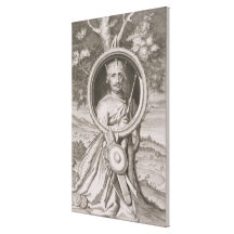 William II 'Rufus' (c.1056-1100) King of England f Gallery Wrap Canvas