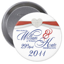 William & Kate - Royal Wedding Commemorative Pin