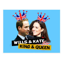 William & Kate Royal Wedding Fun Postcard