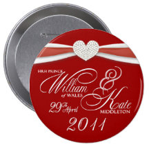 William & Kate - Royal Wedding Souvenir Pin