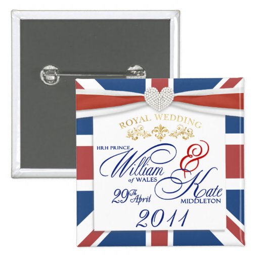 William & Kate Wedding Commemorative Keepsake Pin