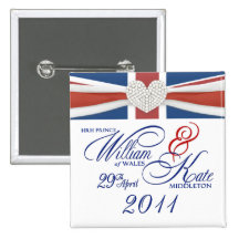 William & Kate Wedding Commemorative Keepsake Pin