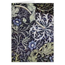 William Morris Flowers Card