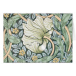 William Morris Pimpernel Floral Design Card