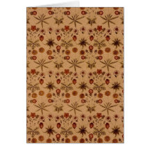William Morris Vintage Fabric Art Card 28