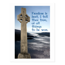 William Wallace Scottish Freedom Postcard