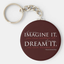 William Ward Imagine Quote Keychain