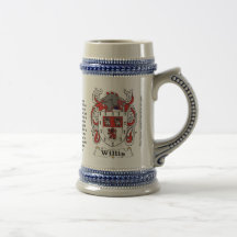 Willis Family Coat of Arms Mugs