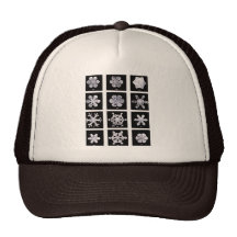 Wilson Bentley Snowflakes Mesh Hat
