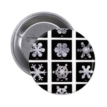 Wilson Bentley Snowflakes Pins