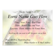 Wilted Blanket Flower Invitation