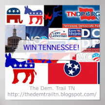 Win Tennessee Collage! Posters