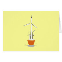 Wind Flower Power Card