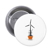 Wind Flower Power Pins