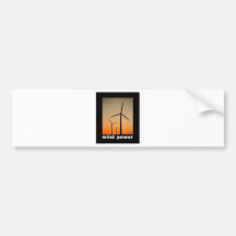 Wind Power design! Bumper Sticker